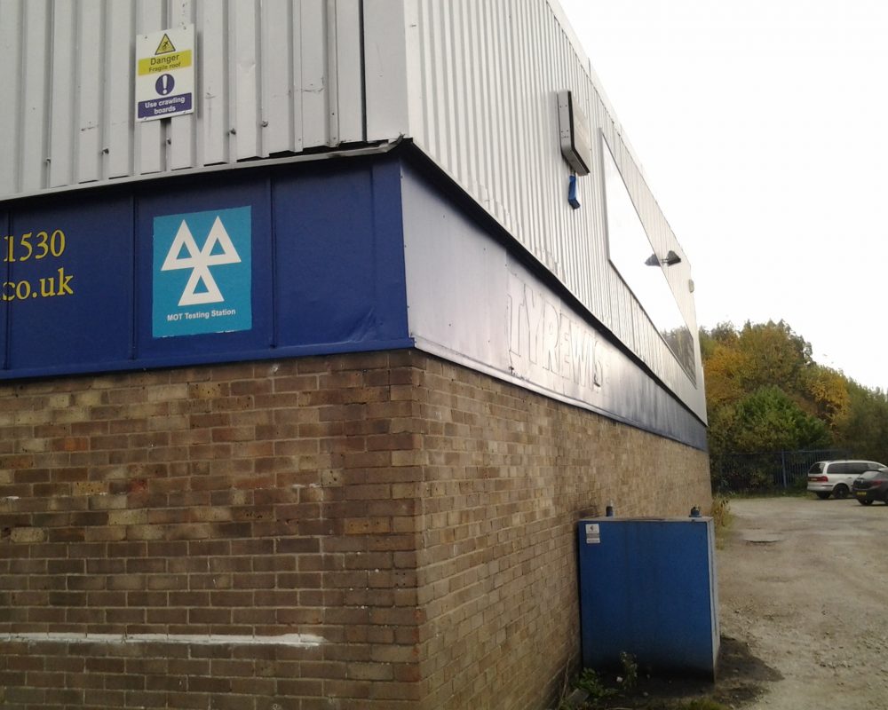 Asbestos Management Survey at Lodge Tyres, Liverpool (2)